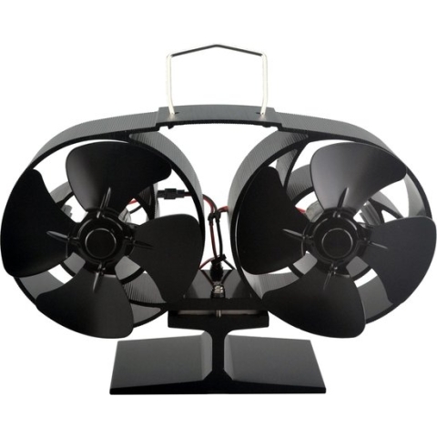 Haardventilator - Houtkachel - Met dubbele motor voor extra luchtverplaatsing
