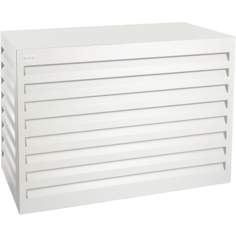 Evolar EVO-COVER-XLW - Airco & Warmtepomp Buitenunit Omkasting - Maat XL - 170 x 130 x 75 cm - Gepoedercoat - Aluminium - Hoogwaardige kwaliteit - Wit - RAL 9003