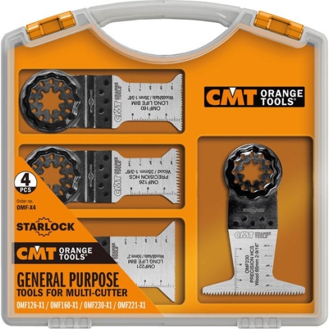 CMT - 4-delige Multifunctionele set voor oscillerende multi-tools - Zagen