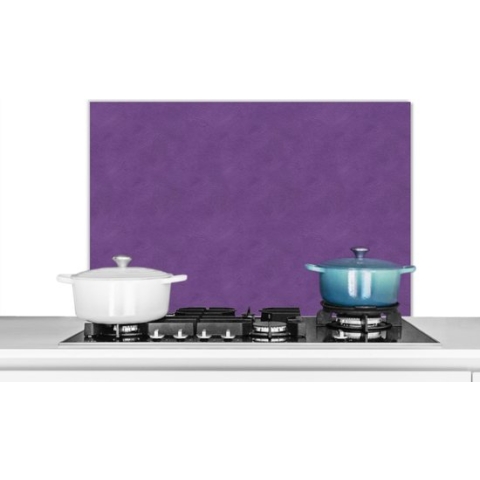 Spatwand keuken - Leer - Dierenvel - Dieren - Design - Paars - Keuken - Keuken decoratie - 90x60 cm - Spatscherm - Muurbeschermer