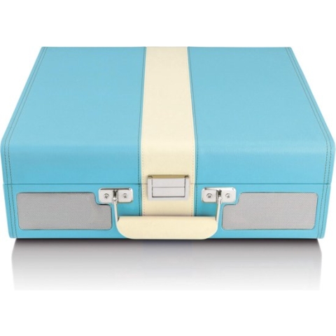 Classic Phono TT-33 - Platenspeler Semi automatisch met twee speakers - Blauw
