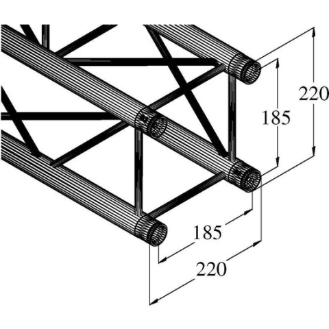ALUTRUSS DECOLOCK DQ4-200 4-Way Cross Beam