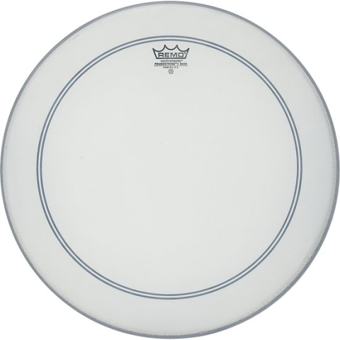 Remo Powerstroke 3 Coated 20", basDrum Batter/Reso - Bass drumvel