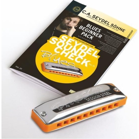 Seydel Session Steel - Mondharmonica - Starterset - Bluesharp - A-kwaliteit