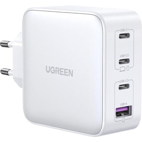 UGREEN Nexode 100W 4-Port PD GaN FastCharger EU (Wit)