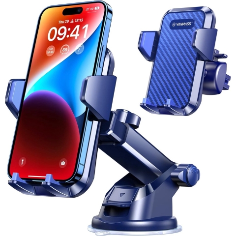 Auto telefoonhouder - Telefoonhouder voor in de auto, mobiele telefoonhouder voor in de auto, dashboard