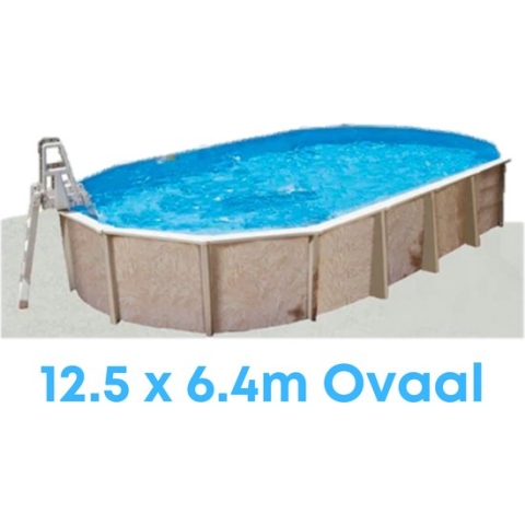 Interline ondertapijt ovaal, 12,50 x 6,40 m