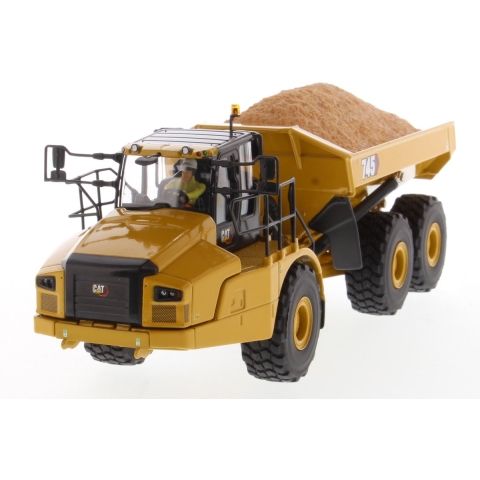 Diecast Masters - Cat 745 - ADT - Kieper - Knickgestuurde 45 tons kiepertruck - Truck - 1:50 - High Line Series
