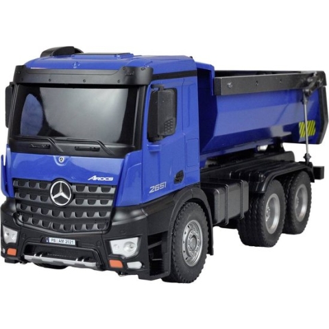 RC Baustelle LKW Arocs Kipper blau NiMH Akku 400mAh/8+