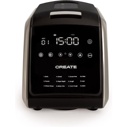 CREATE - Broodbakmachine - 850W - 12 functies - CHEF BREAD