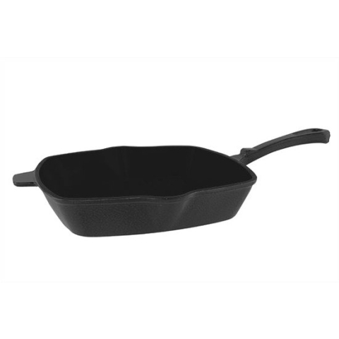 Castard Grill Pan Mat Black 28.5x42.5xh7.2cm Cast Iron