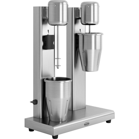 Combisteel Milkshaker dubbel Horeca kwaliteit RVS