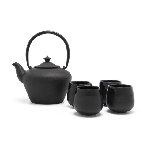 Bredemeijer - Giftset Chengdu - Gietijzeren theepot 1 liter + twee kopjes