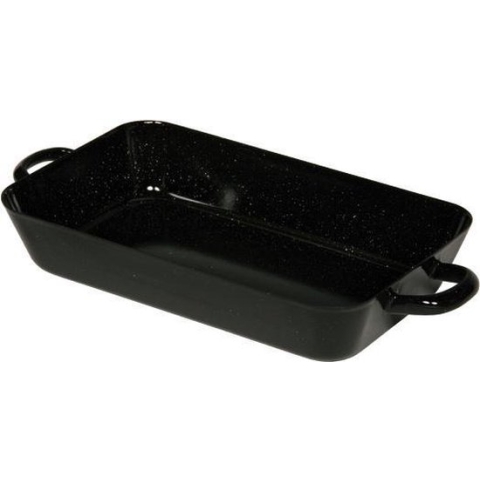 Ovenschaal zwart 36/21.5 cm