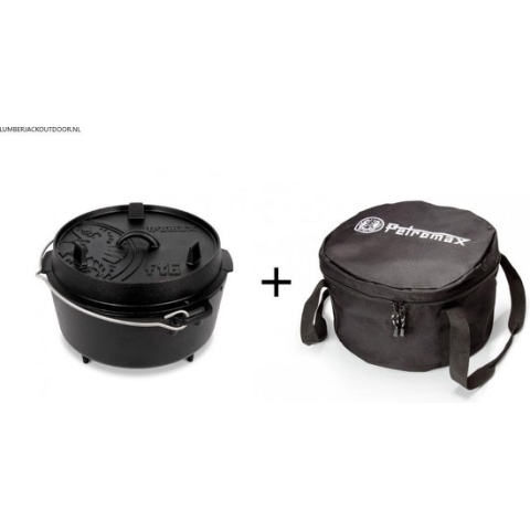 Petromax Dutch Oven set FT6 MET pootjes + Transporttas