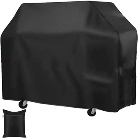 Gas Grill Barbecue Cover Skyour Waterdichte BBQ Gas Grill Roker Cover Weerbestendig UV Heavy Duty Patio Outdoor Gas Barbecue BBQ Grill Covers (M: 39x24x59")