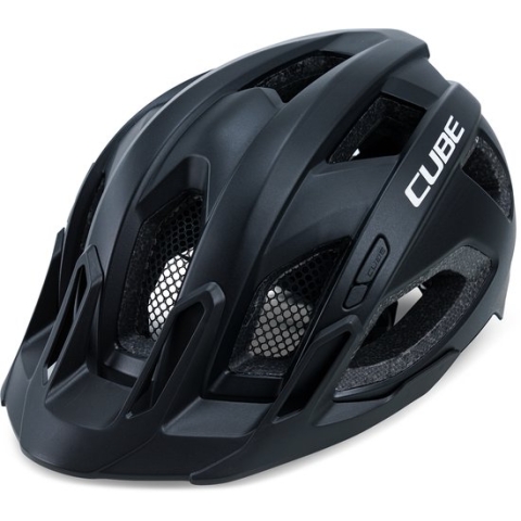 CUBE Fietshelm Quest - Racefiets helm - 15 Ventilatiegaten - SNAP 360 Fit System - Met LED-lamp - Verstelbaar - 52-57 cm - M - Matt Zwart