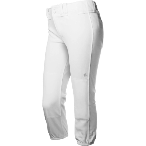 RIP-IT Women's 4-Way Stretch Classic Softball Pants L White