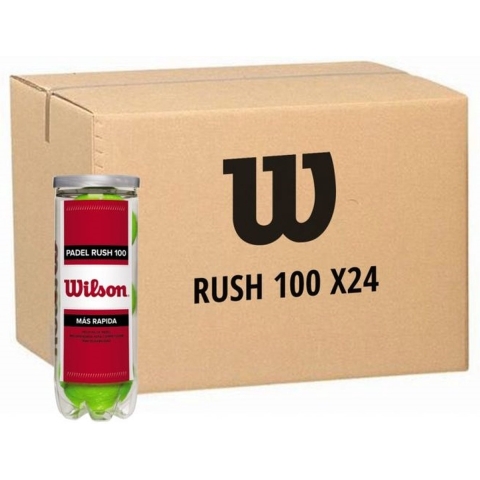 Wilson Rush 100 - Padel Ballen - Doos 24 tubes