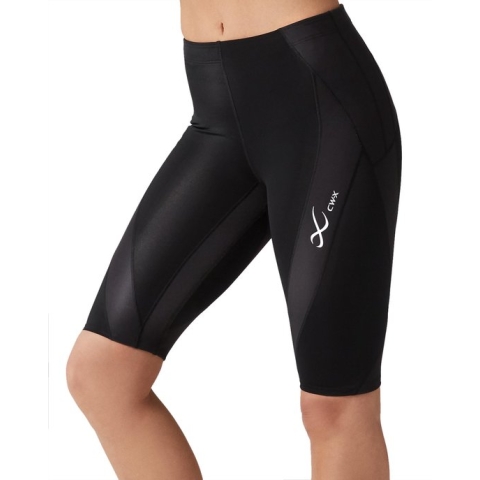 CW-X - Endurance Generator Compressiebroek kort - hardloopbroek – heup, rug, hamstring en knie ondersteuning - vrouw - Zwart - maat M