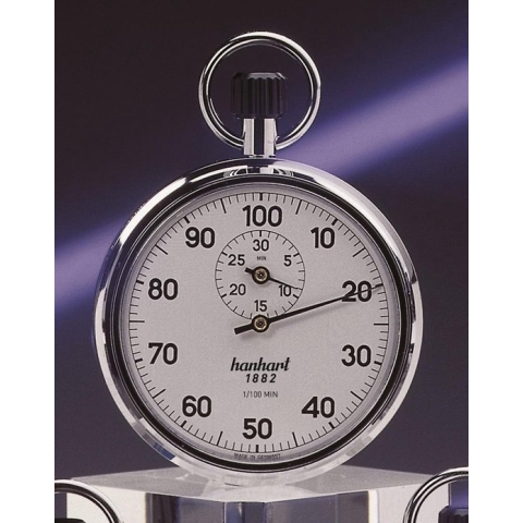 Hanhart mechanische stopwatch 112.0201-00 - 1/100 min. 30 min.