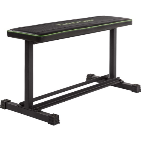 Tunturi FB20 Vlakke Halterbank - Flat Bench - Fitnessbank - Trainingsbank - Incl. gratis fitness app