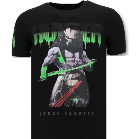 Exclusief Heren T-shirt - Predator Hunter - Zwart