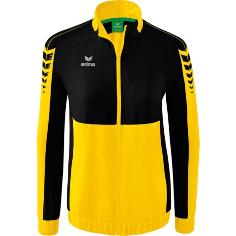 ERIMA Six Wings Presentatiejack Dames Geel-Zwart Maat 34