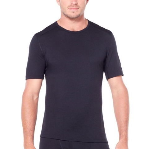 200 OASIS SS CREW - SHORT SLEEVE - HEREN - ZWART