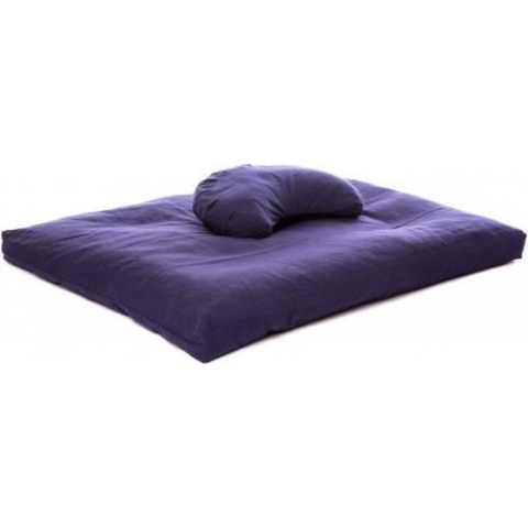 Zenzes PRO zabuton en halve maan kussen - marine blauw