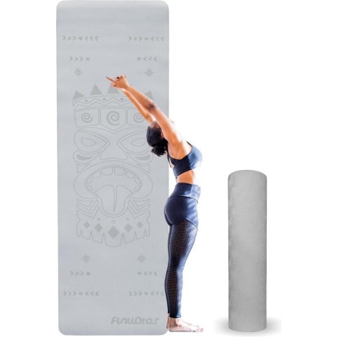 TPE yogamat extreme antislip fitness- en oefenmat 6 mm antislip milieuvriendelijk met reisriem