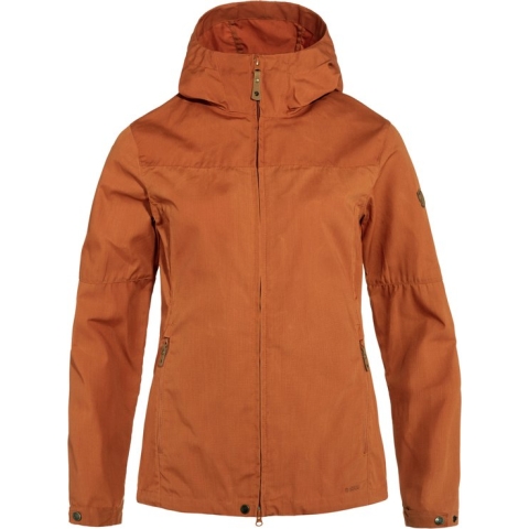 Fjallraven Stina Jacket Women - Outdoorjas - Dames - Terracota Brown - Maat L