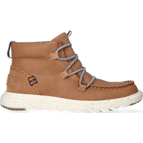 Hey Dude Reyes Boot Leather Tobacco Bruin Wandelschoenen Dames