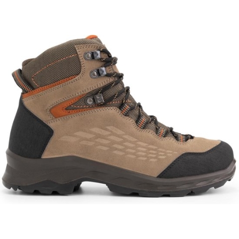 Travelin' Aborg - Heren Wandelschoenen - Waterdicht en ademend - Bruin leer - Maat 41