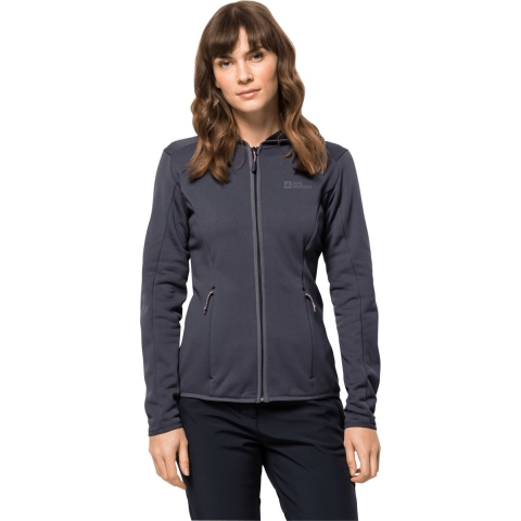 Jack Wolfskin Baiselberg Hooded FZ Outdoorvest voor Dames - Maat XS