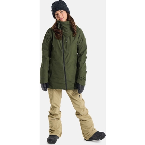 Burton Dames Snowboard Jas Women's Pillowline GORE-TEX 2L Jacket - Forest Night