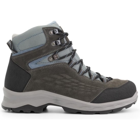 Travelin' Aborg - Heren Wandelschoenen - Waterdicht en ademend - Lichtgrijs leer - Maat 43