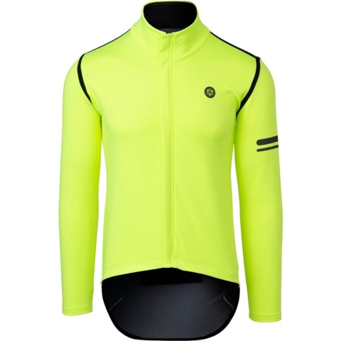 AGU Rain Jersey Fietsshirt Lange Mouwen Performance Heren - Geel - [S]