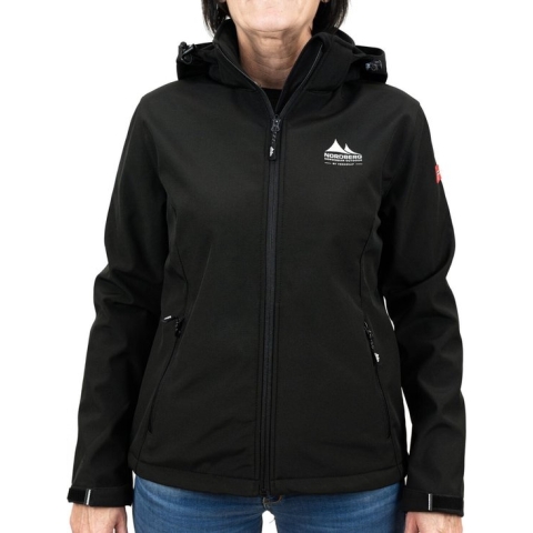 Nordberg Ingrida Dames Softshell Ls00201-bk - Kleur Zwart - Maat XXL