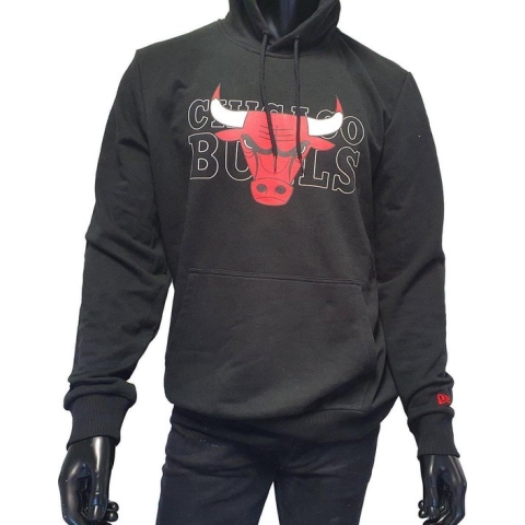 NBA GRAPHIC OVERLAP HOODY CHIBUL BLK