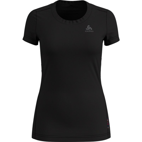 Odlo BL TOP Crew neck s/s MERINO 130 ZWART - Maat XS