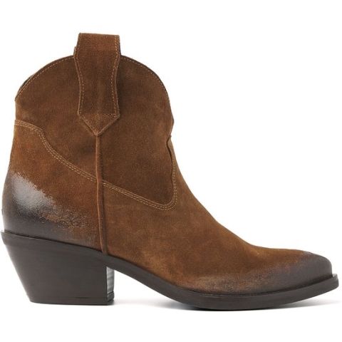 Lazamani Dames Enkellaarsjes 55.103 Cognac
