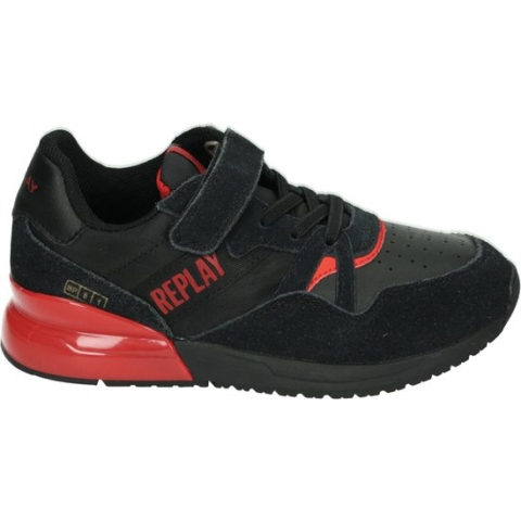 Replay Shoot Jr Lage sneakers - Jongens - Zwart - Maat 31