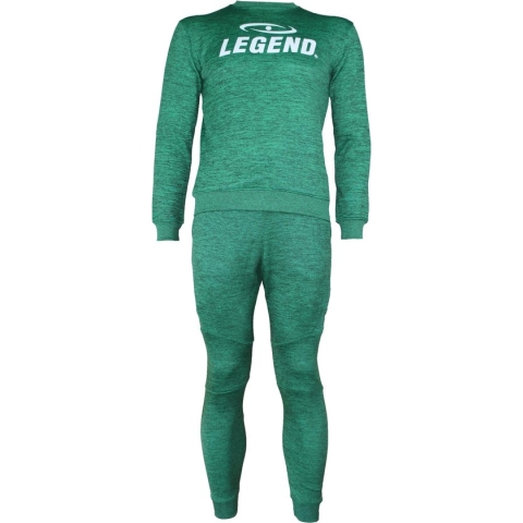 Joggingpak met Sweater Kids/Volwassenen Groen SlimFit Polyester  8-9 jaar