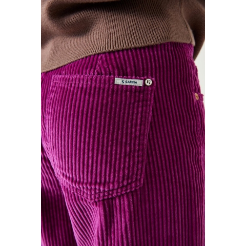 GARCIA J32724 Meisjes Wide Fit Broek Paars - Maat 140