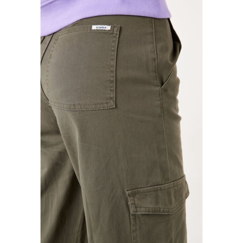 GARCIA GE32003 Meisjes Broek Groen - Maat 140