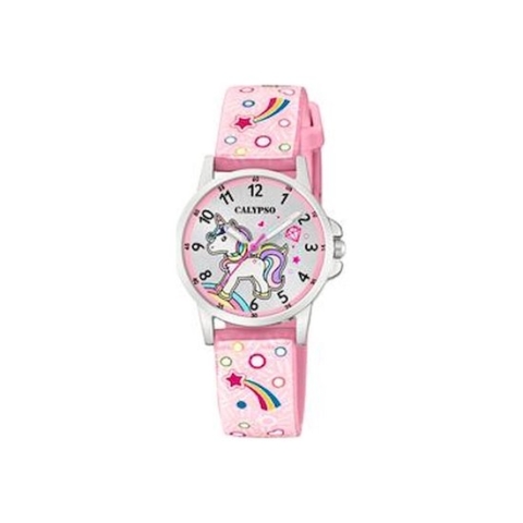 Calypso K5776/5 Kinderhorloge - Polshorloge - Kunststof - Roze - Ø 27mm