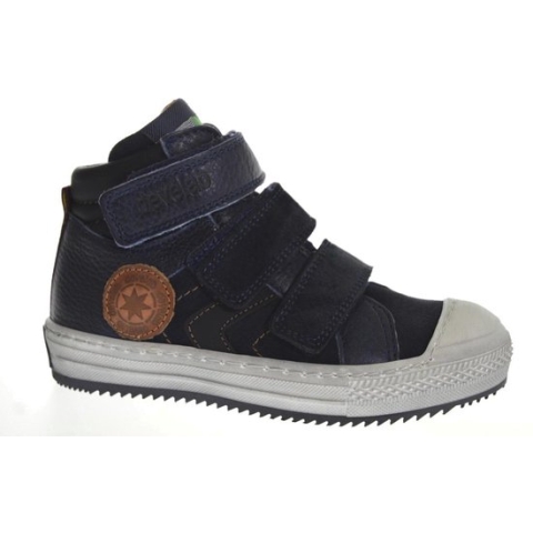 Develab 45901 639 Jongens Klittenbandschoen - Blauw - 30