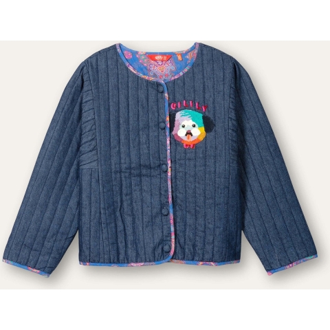 Oilily Chakra - Jas - Meisjes - Blauw - 122