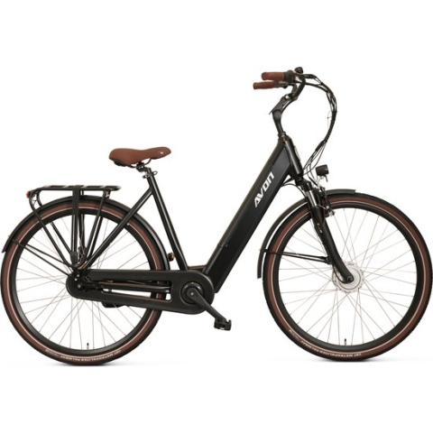 Avon N7 Elektrische Damesfiets 28 Inch Mat Zwart Gratis Rijklaar Bezorgd